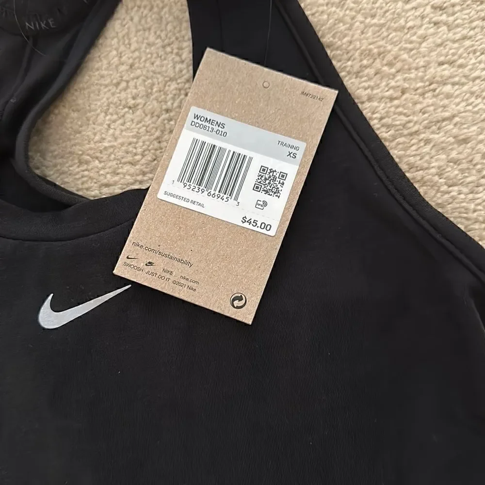 Nike Black XS DRI Fit tank NWT